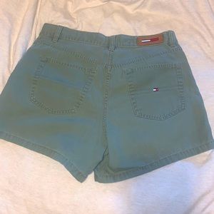 Green Tommy shorts